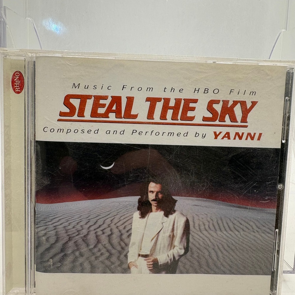 Yanni Steal‎ The Sky Music From The HBO Film CD Soundtrack Rhino R2 75668 1988
